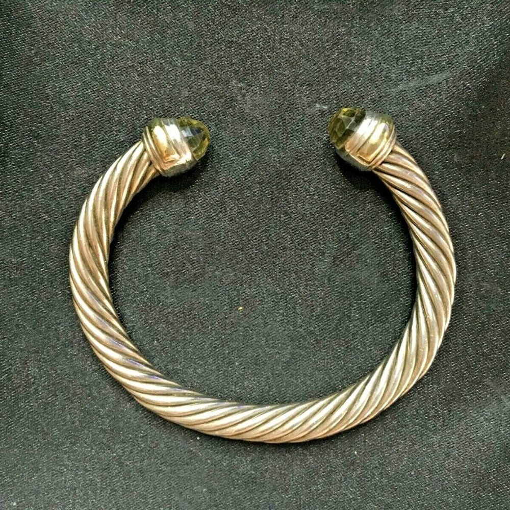 David Yurman Cable Classic Bracelet with 14K Gold